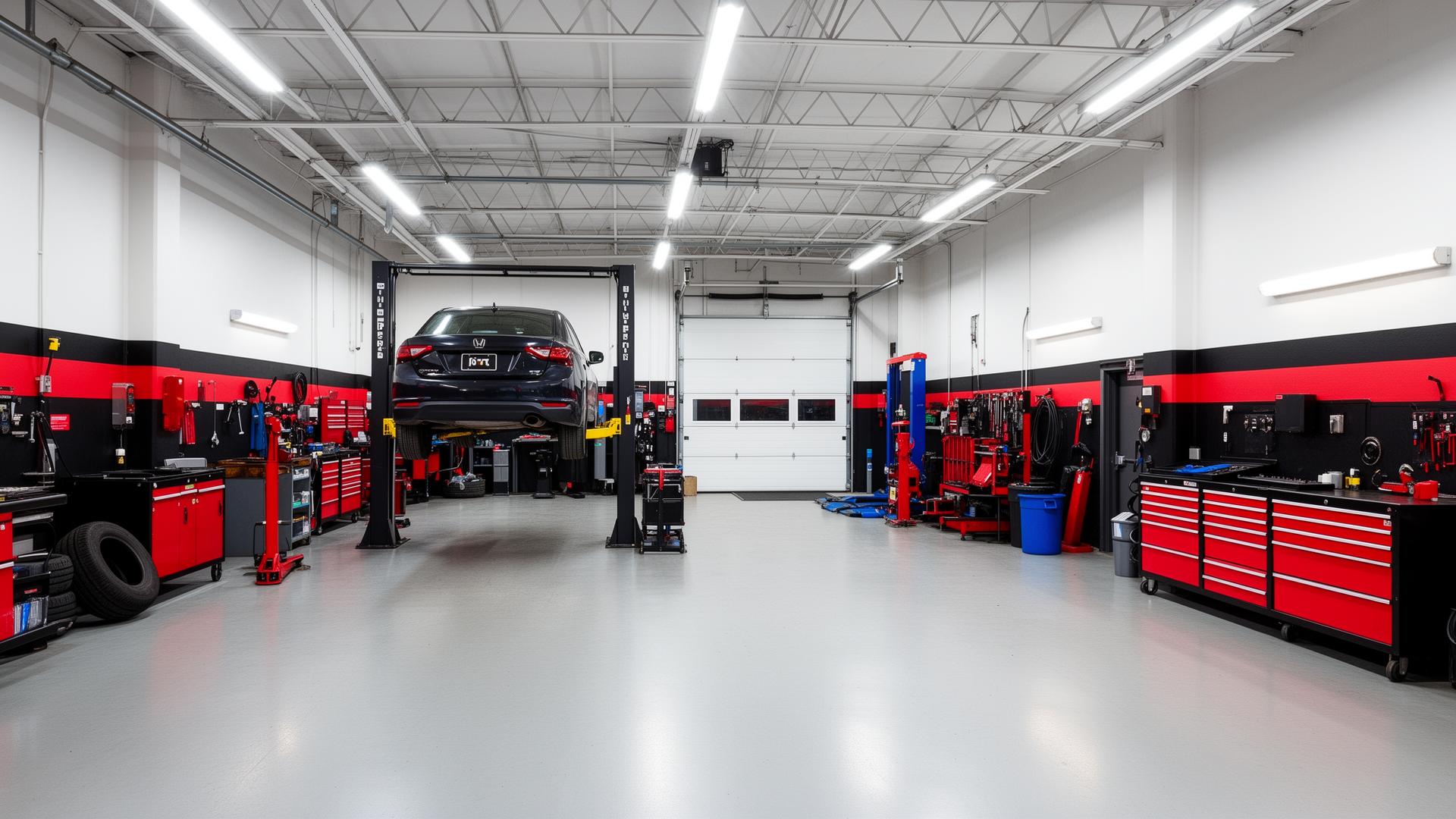 Full-service auto repair shop interior at JD Mobile Tech in Bartow Florida